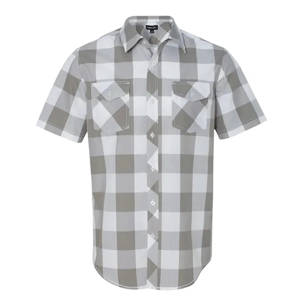 Burnside Men's Buffalo Plaid Short Sleeve Shirt - Burnside Men's Buffalo Plaid Short Sleeve Shirt - Image 0 of 12