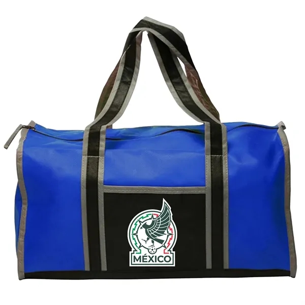 Non-Woven Gym Duffel Bags (17.5" x 9.25") - Non-Woven Gym Duffel Bags (17.5" x 9.25") - Image 3 of 3