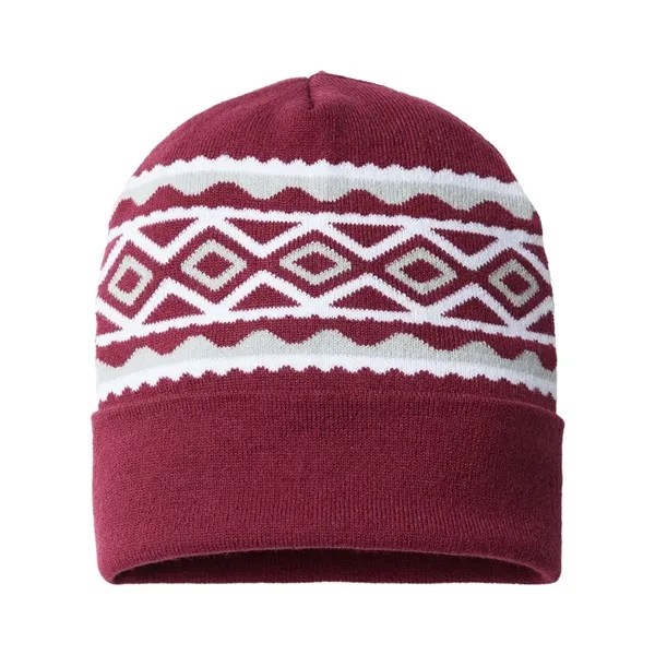 CAP AMERICA USA- Made Diamond Cuffed Beanie - CAP AMERICA USA- Made Diamond Cuffed Beanie - Image 4 of 14