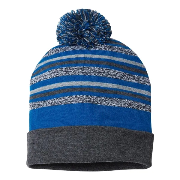 CAP AMERICA USA-Made Striped Beanie - CAP AMERICA USA-Made Striped Beanie - Image 4 of 4
