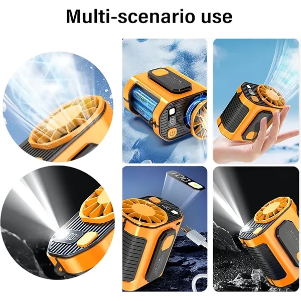 Portable Waist Fan with LED light - Portable Waist Fan with LED light - Image 1 of 4