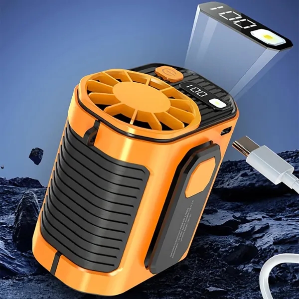 Portable Waist Fan with LED light - Portable Waist Fan with LED light - Image 2 of 4