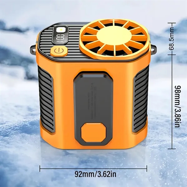 Portable Waist Fan with LED light - Portable Waist Fan with LED light - Image 4 of 4