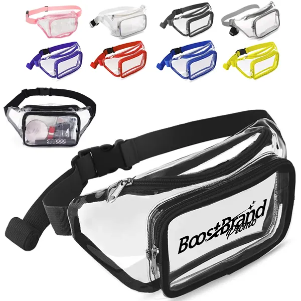 Clear Transparent Fanny Pack Stadium Approved - Clear Transparent Fanny Pack Stadium Approved - Image 0 of 6