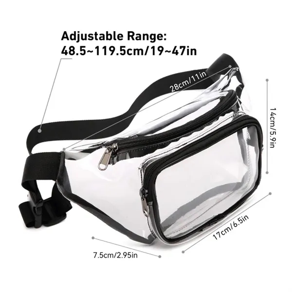 Clear Transparent Fanny Pack Stadium Approved - Clear Transparent Fanny Pack Stadium Approved - Image 1 of 6