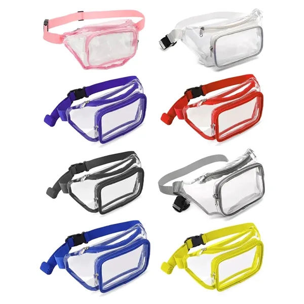 Clear Transparent Fanny Pack Stadium Approved - Clear Transparent Fanny Pack Stadium Approved - Image 2 of 6