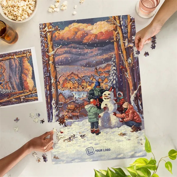 Holiday Jigsaw Puzzle with Your Logo - Holiday Jigsaw Puzzle with Your Logo - Image 4 of 7