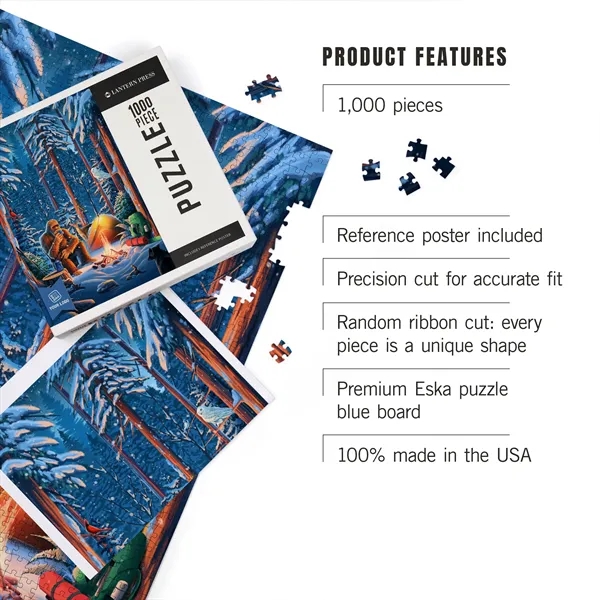 Holiday Jigsaw Puzzle with Your Logo - Holiday Jigsaw Puzzle with Your Logo - Image 3 of 7