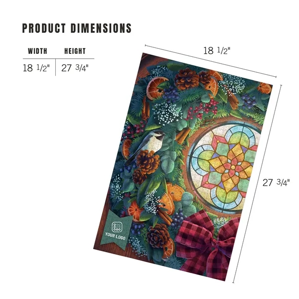 Holiday Jigsaw Puzzle with Your Logo - Holiday Jigsaw Puzzle with Your Logo - Image 7 of 7