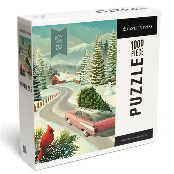 Holiday Jigsaw Puzzle with Your Logo - Holiday Jigsaw Puzzle with Your Logo - Image 0 of 7