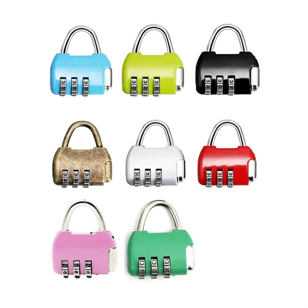 Travel Combination Lock Secure Luggage Padlock - Travel Combination Lock Secure Luggage Padlock - Image 2 of 5