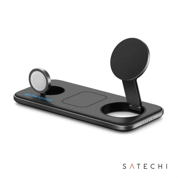 SATECHI® Qi2 Trio Wireless Charging Pad w/Type A,C,G Plugs - SATECHI® Qi2 Trio Wireless Charging Pad w/Type A,C,G Plugs - Image 0 of 1
