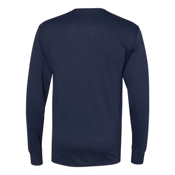 Hanes Unisex Workwear Long Sleeve Pocket T-Shirt - Hanes Unisex Workwear Long Sleeve Pocket T-Shirt - Image 6 of 10