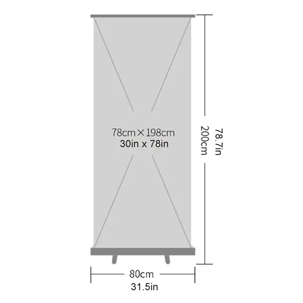 Retractable Roll-Up Banner Stand - Retractable Roll-Up Banner Stand - Image 2 of 2