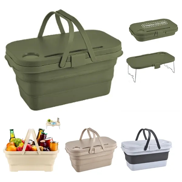 Collapsible Picnic Basket - Collapsible Picnic Basket - Image 0 of 2