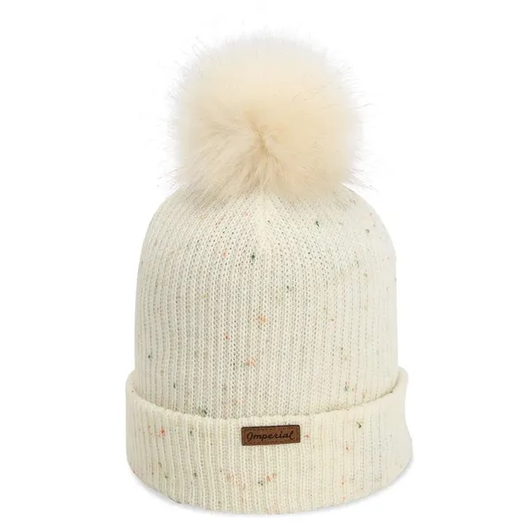 Imperial The Montage Pom Cuffed Beanie - Imperial The Montage Pom Cuffed Beanie - Image 8 of 8