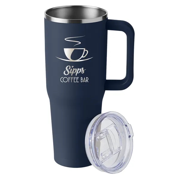 Harriton. 40 oz. Vacuum Insulated Stainless Steel Travel ... - Harriton. 40 oz. Vacuum Insulated Stainless Steel Travel ... - Image 2 of 7