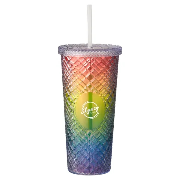 b.free Rainbow Pride 22 oz Sparkle Straw Tumbler - b.free Rainbow Pride 22 oz Sparkle Straw Tumbler - Image 3 of 3