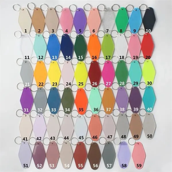 Plastic Colorful Keychain - Plastic Colorful Keychain - Image 6 of 6