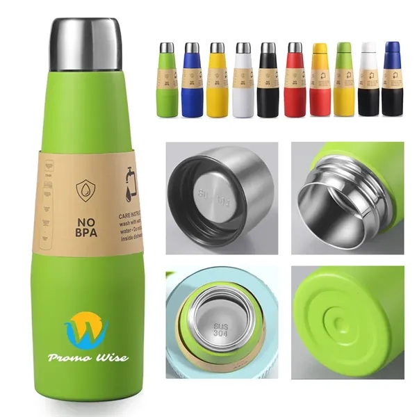18OZ 304 Stainless Steel Vacuum Outdoor Sports Water Bottle - 18OZ 304 Stainless Steel Vacuum Outdoor Sports Water Bottle - Image 0 of 9