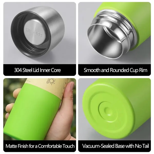 18OZ 304 Stainless Steel Vacuum Outdoor Sports Water Bottle - 18OZ 304 Stainless Steel Vacuum Outdoor Sports Water Bottle - Image 1 of 9