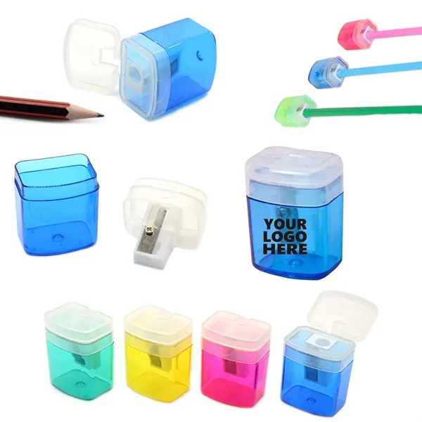 Colorful Box Pencil Sharpener - Colorful Box Pencil Sharpener - Image 0 of 4