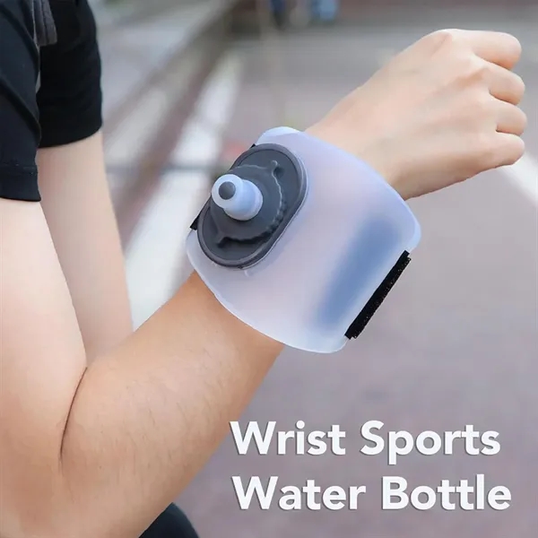 7 OZ Silicone Foldable Wrist Outdoor Portable Water Bottle - 7 OZ Silicone Foldable Wrist Outdoor Portable Water Bottle - Image 5 of 10