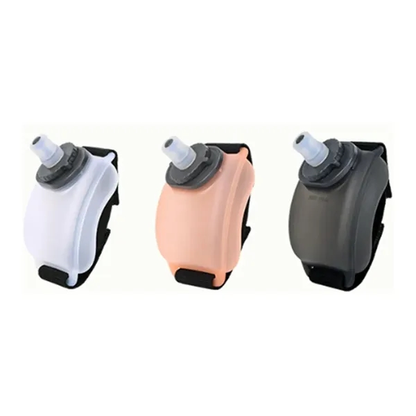 7 OZ Silicone Foldable Wrist Outdoor Portable Water Bottle - 7 OZ Silicone Foldable Wrist Outdoor Portable Water Bottle - Image 10 of 10