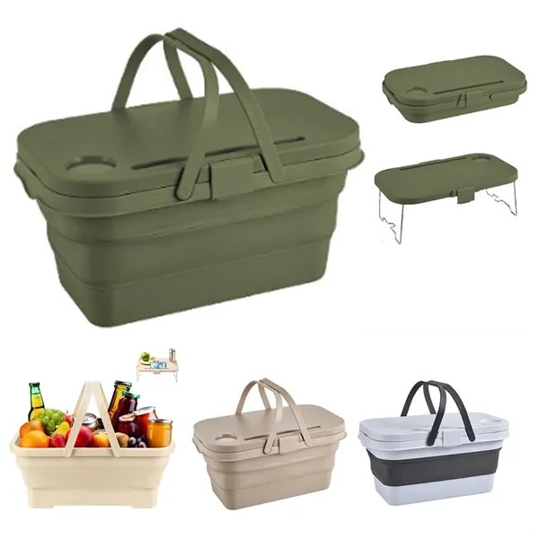 Collapsible Picnic Basket - Collapsible Picnic Basket - Image 0 of 2