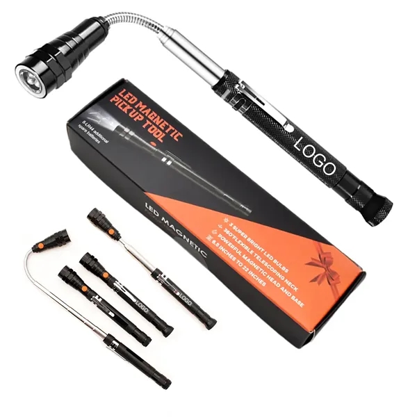 Telescoping LED Magnetic Pickup Tool - Telescoping LED Magnetic Pickup Tool - Image 0 of 4
