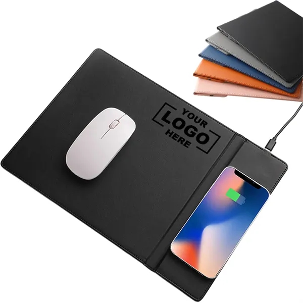 Mouse Pad 15W Wireless Charging Waterproof With Stand - Mouse Pad 15W Wireless Charging Waterproof With Stand - Image 0 of 8