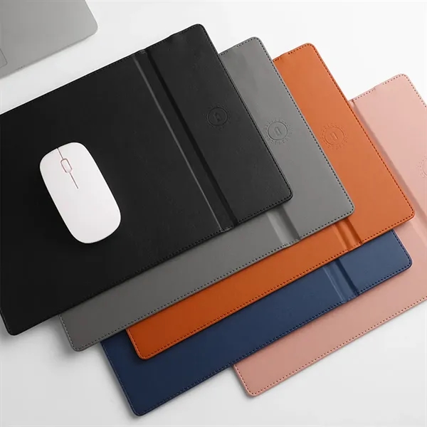 Mouse Pad 15W Wireless Charging Waterproof With Stand - Mouse Pad 15W Wireless Charging Waterproof With Stand - Image 3 of 8