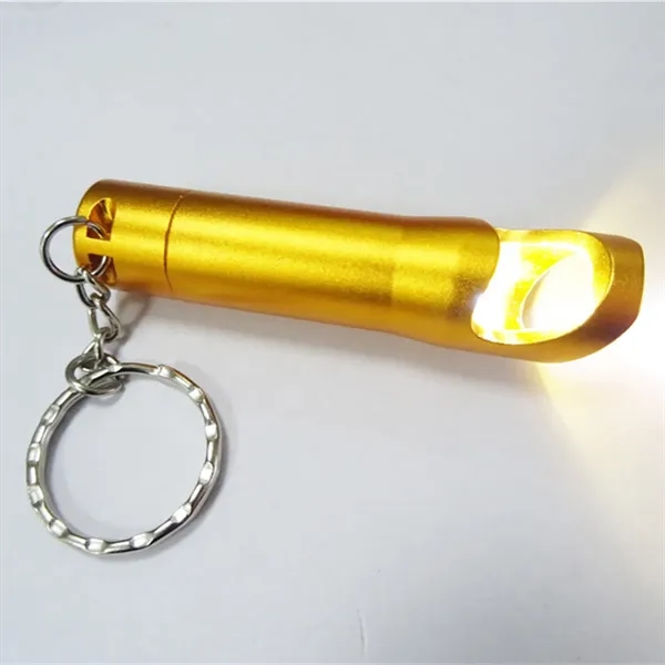 LED Light Beer Bottle Opener Keychain - LED Light Beer Bottle Opener Keychain - Image 2 of 4