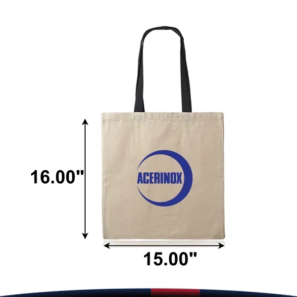Bizza Cotton Canvas Tote Bag - Bizza Cotton Canvas Tote Bag - Image 2 of 6