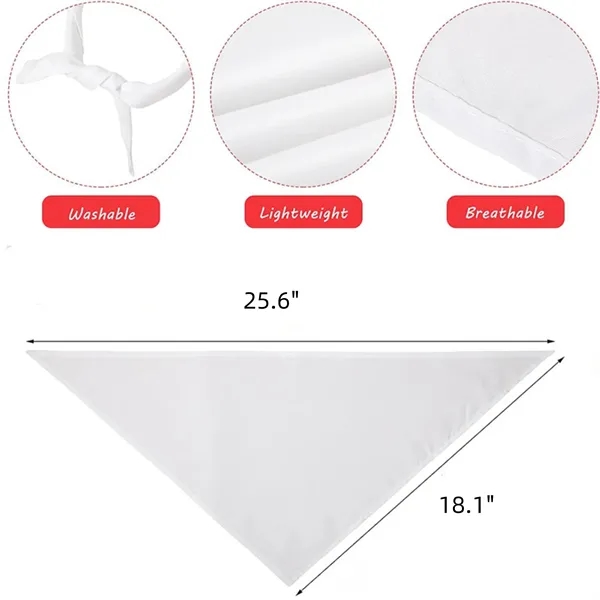 100% Cotton Triangle Pet Bandana - 100% Cotton Triangle Pet Bandana - Image 2 of 15