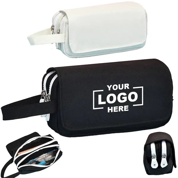 Pencil Case Large Capacity Simple Stationery Bag - Pencil Case Large Capacity Simple Stationery Bag - Image 0 of 6