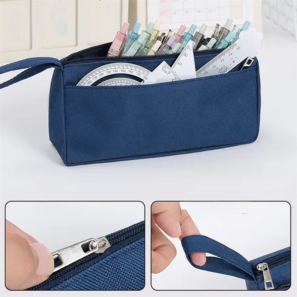 Pencil Case Large Capacity Simple Stationery Bag - Pencil Case Large Capacity Simple Stationery Bag - Image 3 of 5