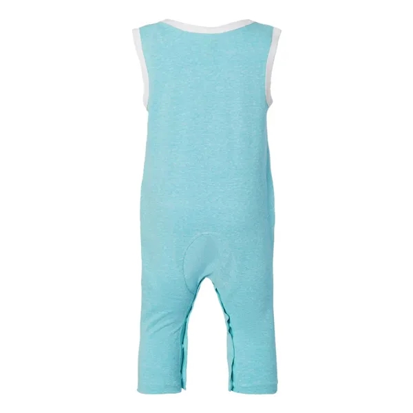 Rabbit Skins Infant Harborside Melange Tank Romper - Rabbit Skins Infant Harborside Melange Tank Romper - Image 2 of 10