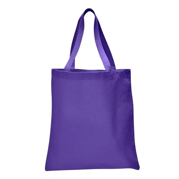 12 oz. Cotton Canvas Tote Bag with Web Handles - 12 oz. Cotton Canvas Tote Bag with Web Handles - Image 19 of 26