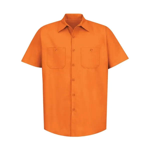 Red Kap Men's Tall Industrial Short Sleeve Work Shirt - Red Kap Men's Tall Industrial Short Sleeve Work Shirt - Image 27 of 42