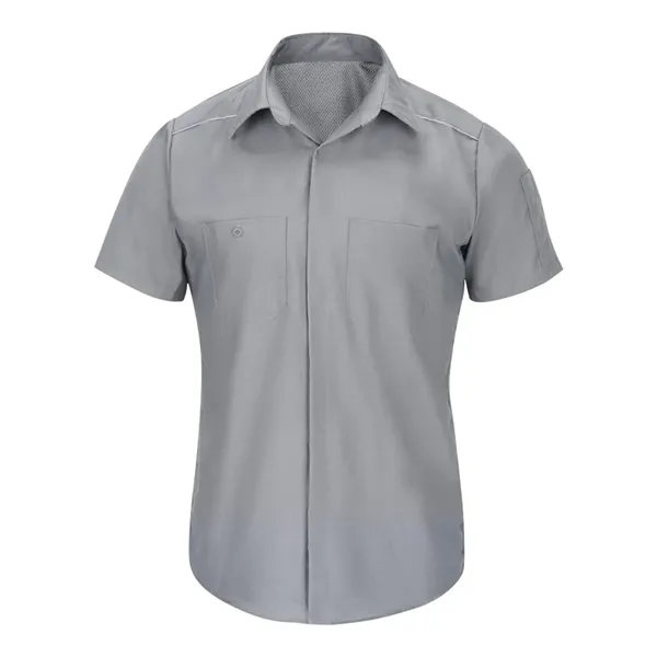 Red Kap Men's Short Sleeve Pro Airflow Work Shirt - Red Kap Men's Short Sleeve Pro Airflow Work Shirt - Image 3 of 10