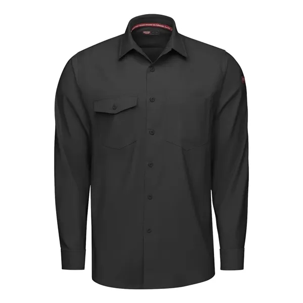 Red Kap Men's Cooling Long Sleeve Work Shirt - Red Kap Men's Cooling Long Sleeve Work Shirt - Image 3 of 10