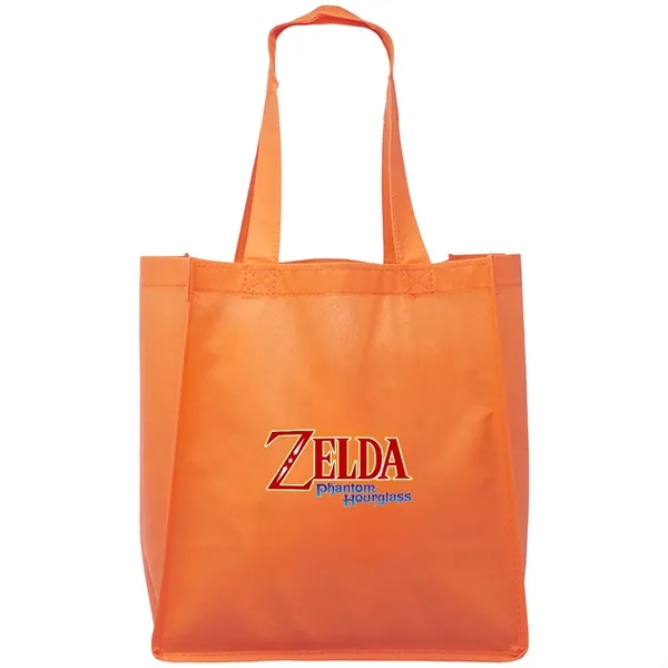 Grocery Non Woven Gusset Tote Bag USA Decorated (12"X13"X8") - Grocery Non Woven Gusset Tote Bag USA Decorated (12"X13"X8") - Image 2 of 22