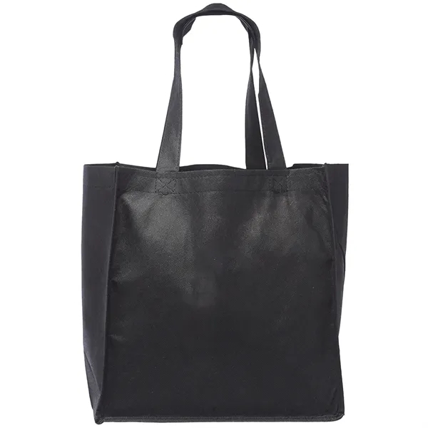 Grocery Non Woven Gusset Tote Bag USA Decorated (12"X13"X8") - Grocery Non Woven Gusset Tote Bag USA Decorated (12"X13"X8") - Image 4 of 22