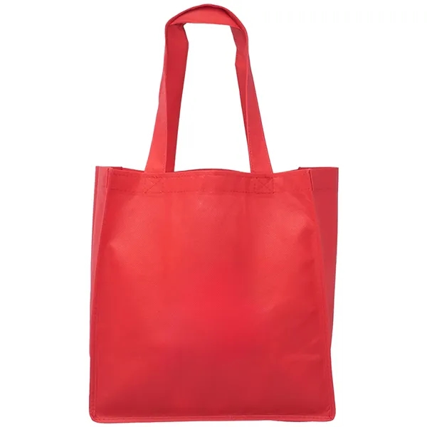 Grocery Non Woven Gusset Tote Bag USA Decorated (12"X13"X8") - Grocery Non Woven Gusset Tote Bag USA Decorated (12"X13"X8") - Image 19 of 22