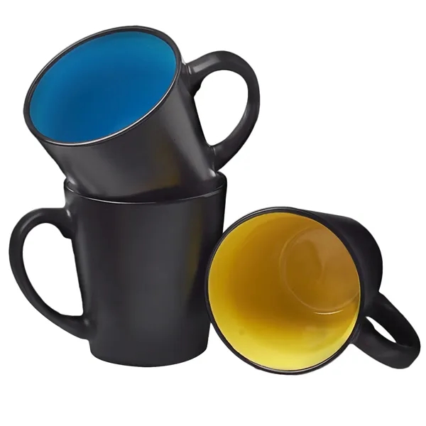 Two Tone Ceramic 12 oz. Coffee Mugs - Two Tone Ceramic 12 oz. Coffee Mugs - Image 1 of 7