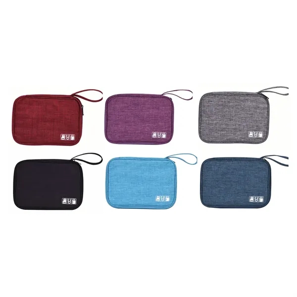 Travel Electronic Accessories Organizer Bag Cable - Travel Electronic Accessories Organizer Bag Cable - Image 2 of 6