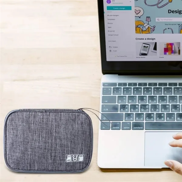 Travel Electronic Accessories Organizer Bag Cable - Travel Electronic Accessories Organizer Bag Cable - Image 6 of 6