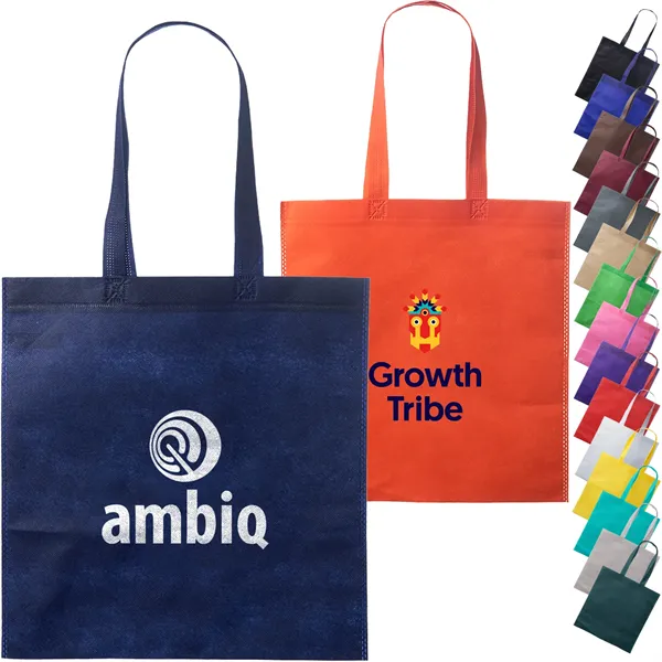 Non-woven Shopping Tote Bag USA Decorated (13.5" x 14.5") - Non-woven Shopping Tote Bag USA Decorated (13.5" x 14.5") - Image 0 of 18