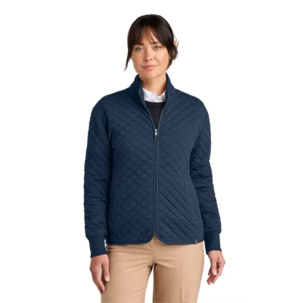 Brooks Brothers Women's Diamond Quilt Full-Zip - Brooks Brothers Women's Diamond Quilt Full-Zip - Image 9 of 19